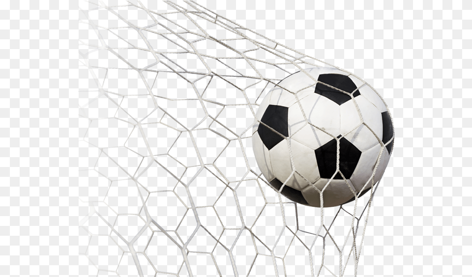 Goal Images Football Clipart Soccer Ball In Goal, Soccer Ball, Sport Free Png Download