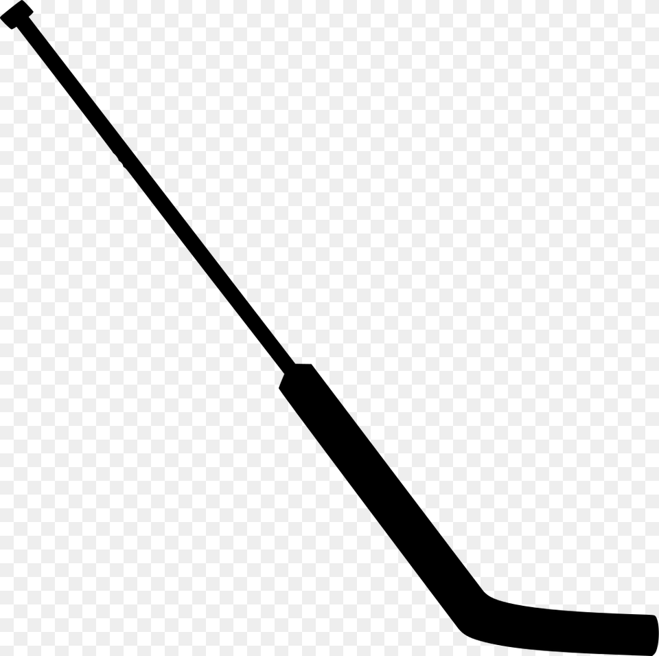 Goalie Hockey Stick Vector, Gray Png Image