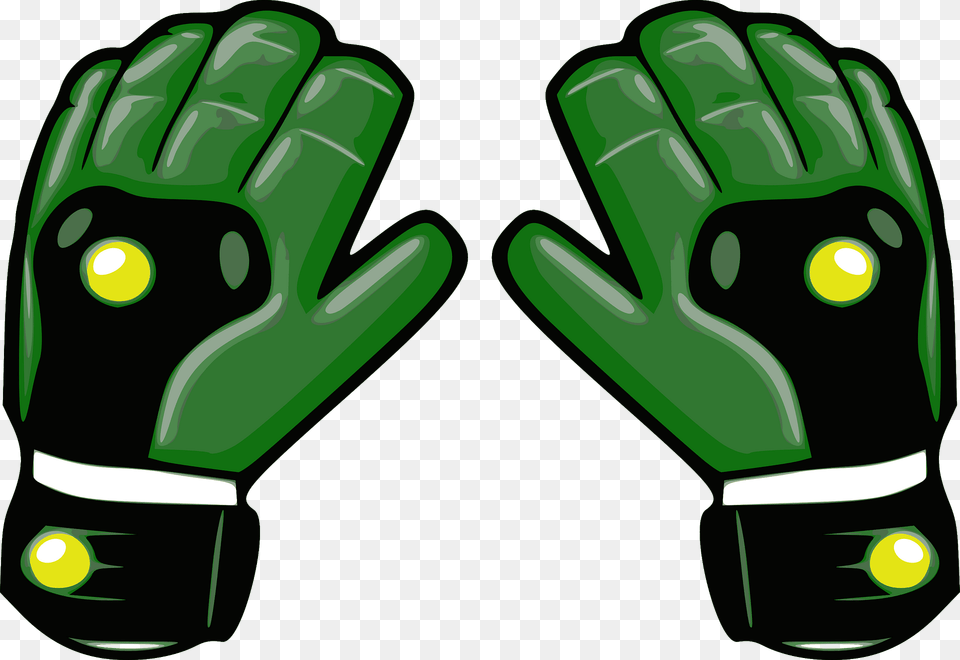 Goalkeeper Glove Clipart, Clothing, Green, Ammunition, Grenade Free Transparent Png
