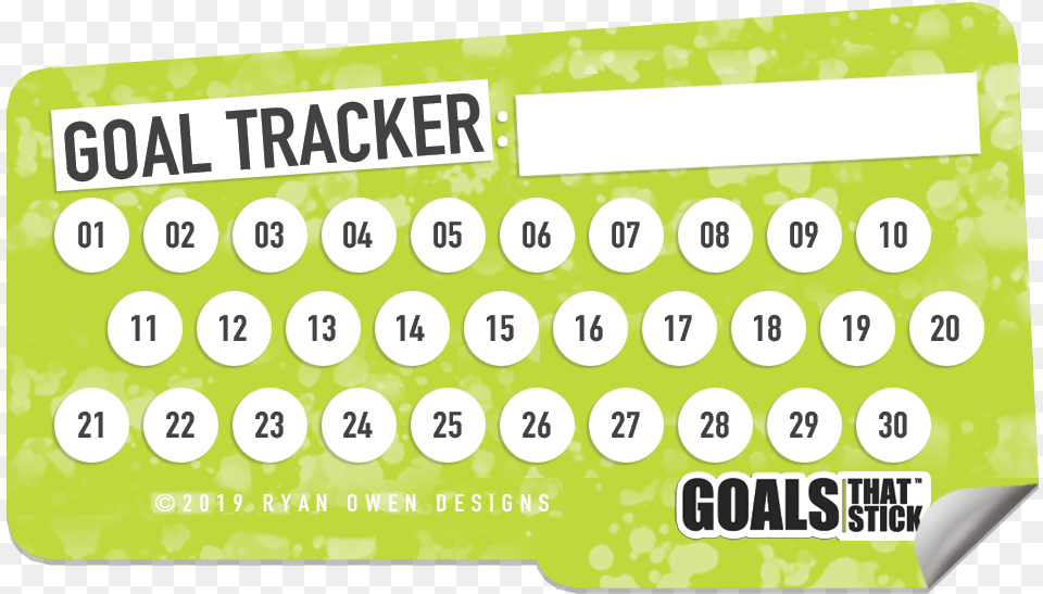 Goals That Stick Stickers Circle, Text, Scoreboard Free Png Download