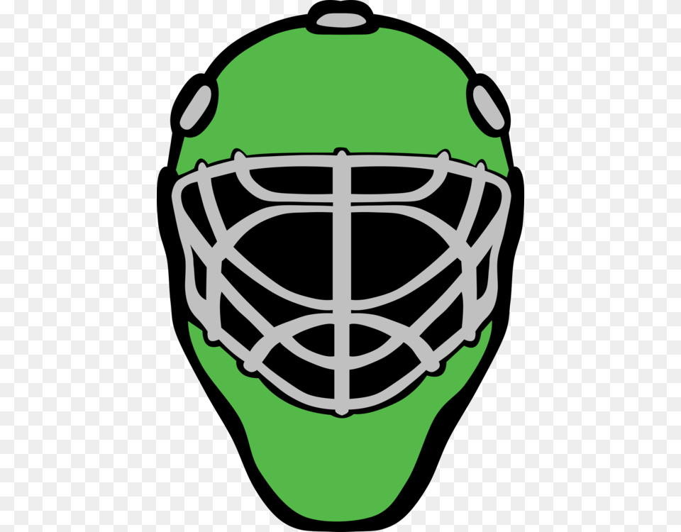 Goaltender Mask Ice Hockey Field Hockey Goalkeeper Helmet, American Football, Football, Person, Playing American Football Png Image