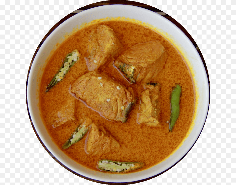 Goan Fish Curry Fish Curry, Food, Food Presentation, Bread, Plate Png