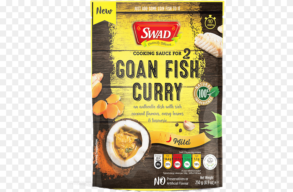 Goan Fish Curry Sauce Curry, Advertisement, Poster, Food, Fruit Free Png Download