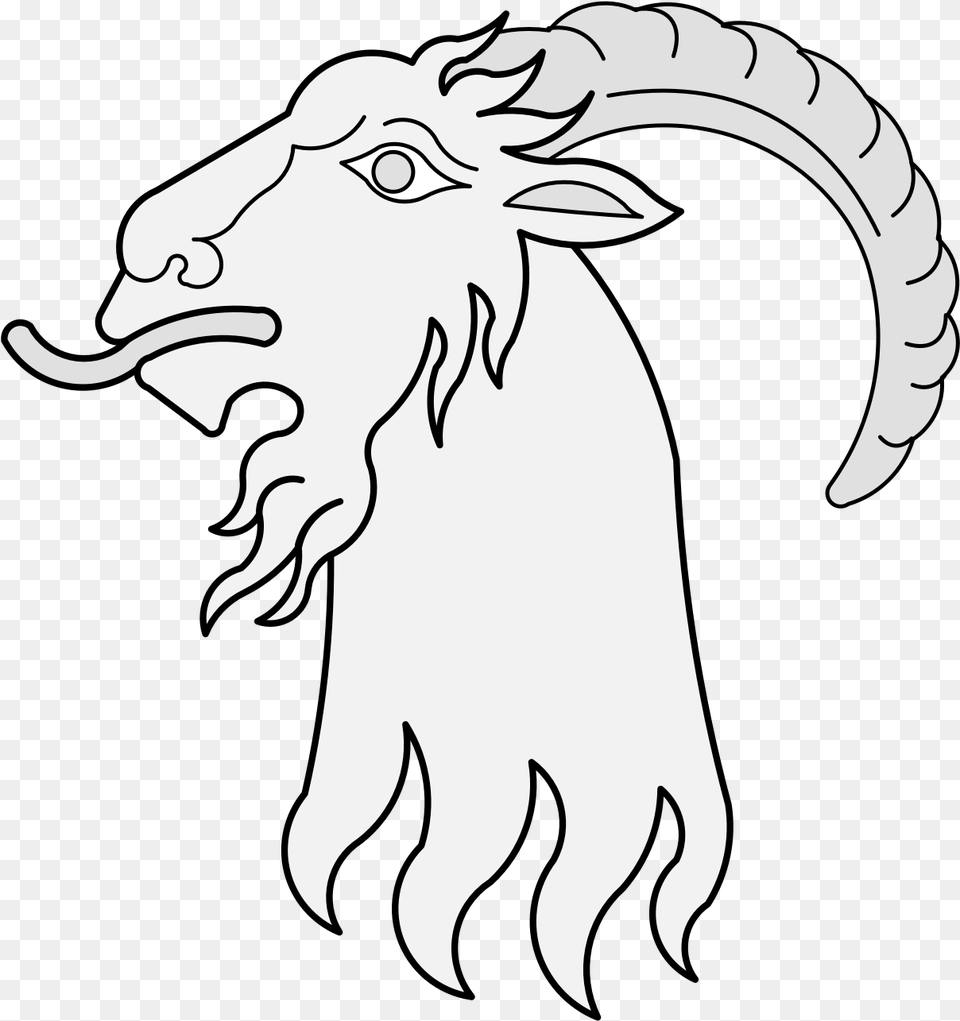 Goat, Stencil, Baby, Person, Animal Free Png