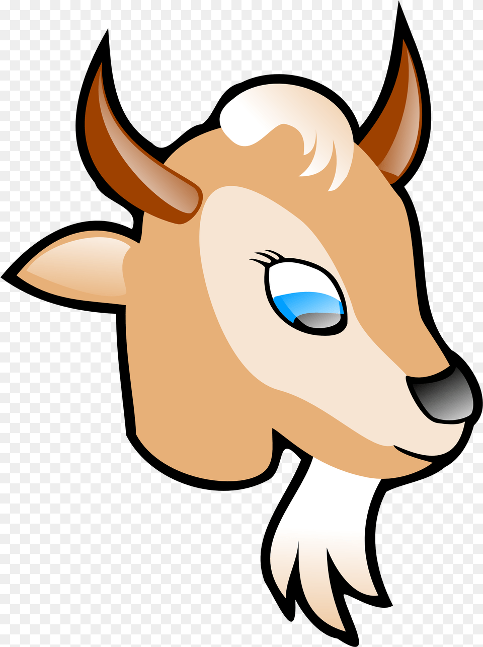 Goat A Clipart Of Taking Test And Via Wolf And The Seven Little Kids Goats, Livestock, Animal, Cattle, Mammal Free Transparent Png