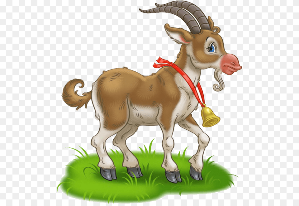 Goat Cartoon, Animal, Mammal, Antelope, Wildlife Png
