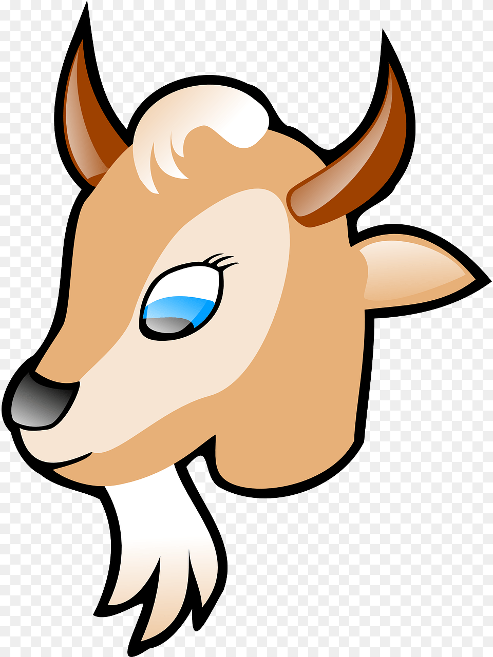 Goat Clip Art, Livestock, Animal, Bull, Mammal Free Transparent Png