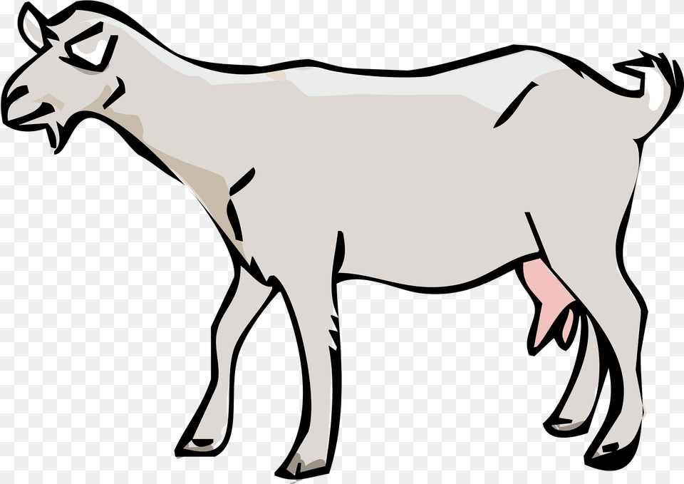 Goat Clipart, Livestock, Animal, Mammal, Person Png