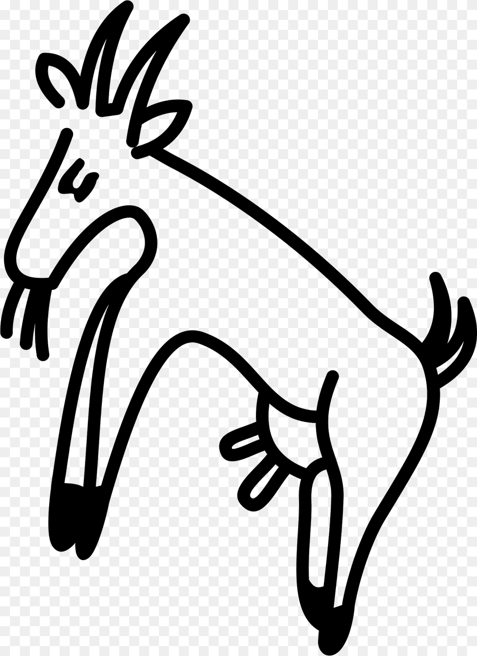 Goat Clipart, Animal, Mammal, Bow, Weapon Png