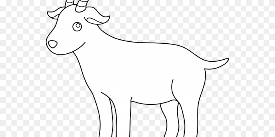 Goat Clipart Easy Goat White, Adult, Person, Woman, Female Png