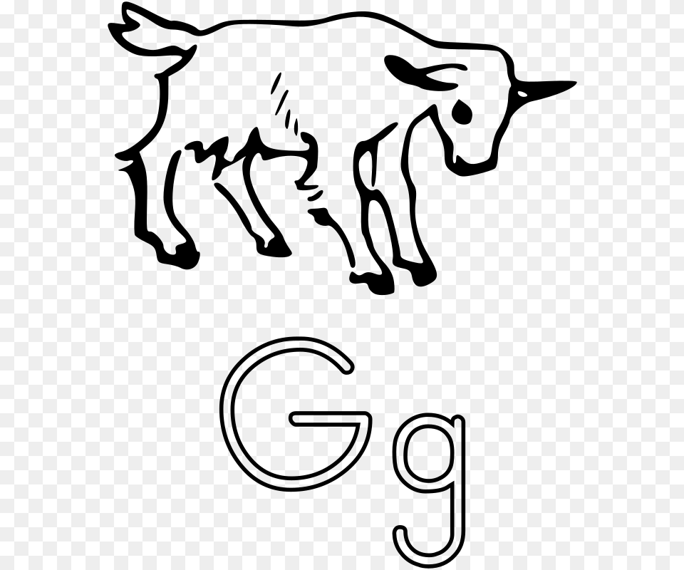 Goat Clipart On Webstockreview, Gray Free Png Download