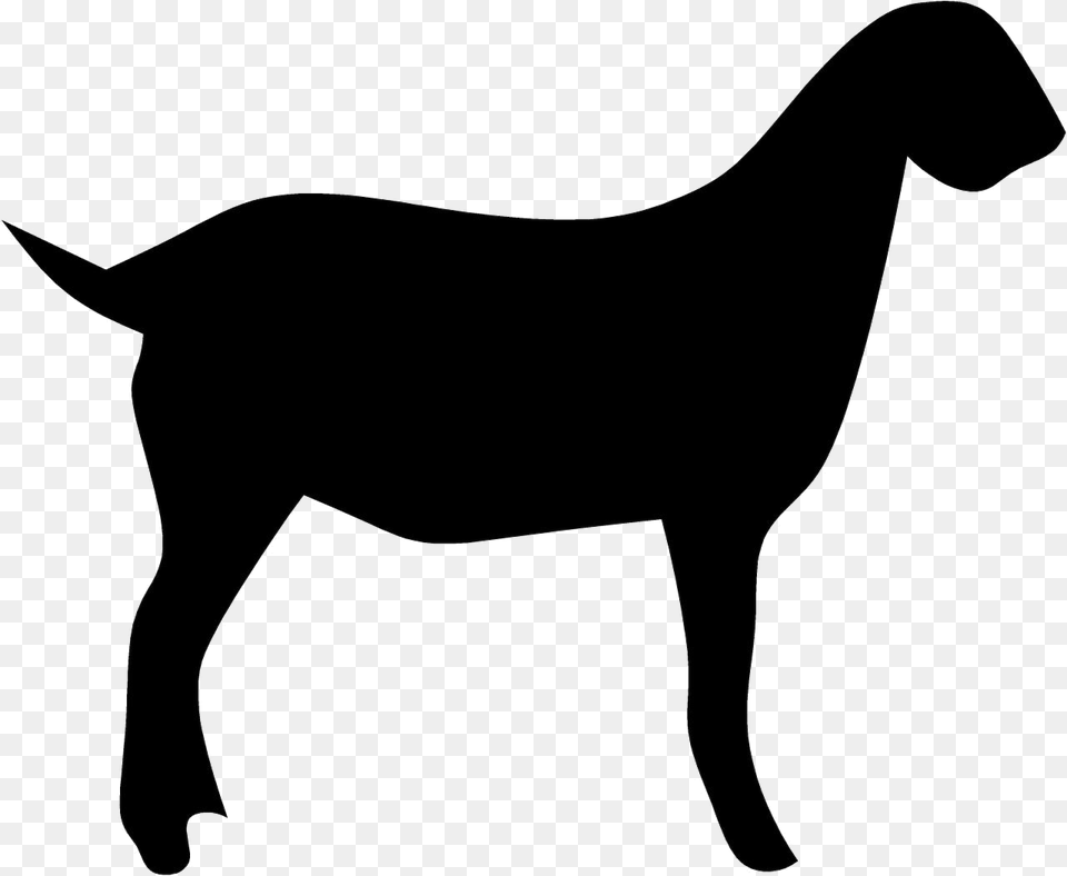 Goat Clipart Silhouette And Images Boer Goat Goat Silhouette, Accessories, Jewelry, Necklace, Livestock Png Image