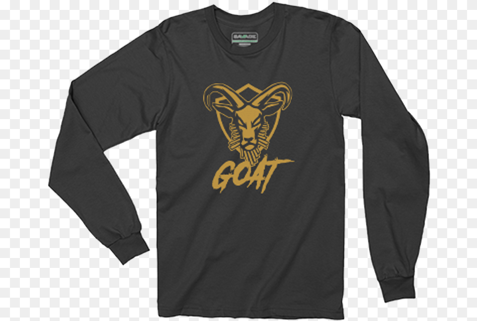 Goat Dodgeball Ls Tee Beast Mode Seahawks Shirts, Clothing, Long Sleeve, Sleeve, T-shirt Png Image