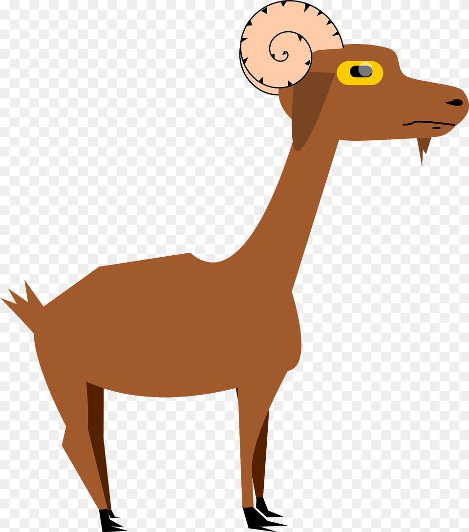 Goat Drawing Clipart, Animal, Deer, Mammal, Wildlife Png Image