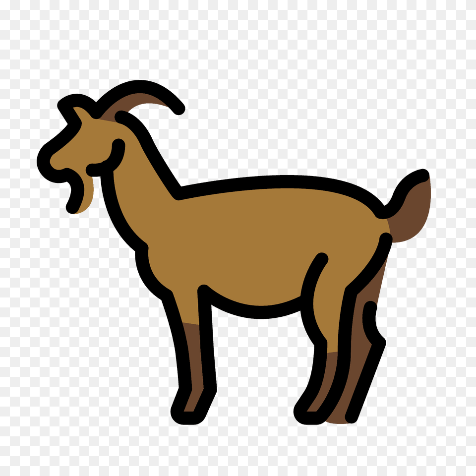 Goat Emoji Clipart, Livestock, Animal, Mammal, Fish Png Image