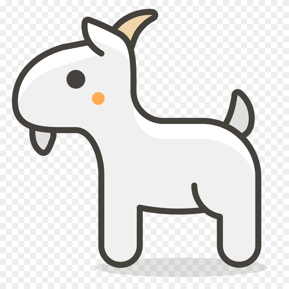 Goat Emoji Clipart, Animal, Mammal, Rabbit Png Image