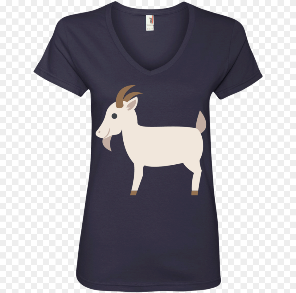 Goat Emoji Forget The Firetruck Ride The Firefighter, Clothing, T-shirt, Livestock, Animal Free Png
