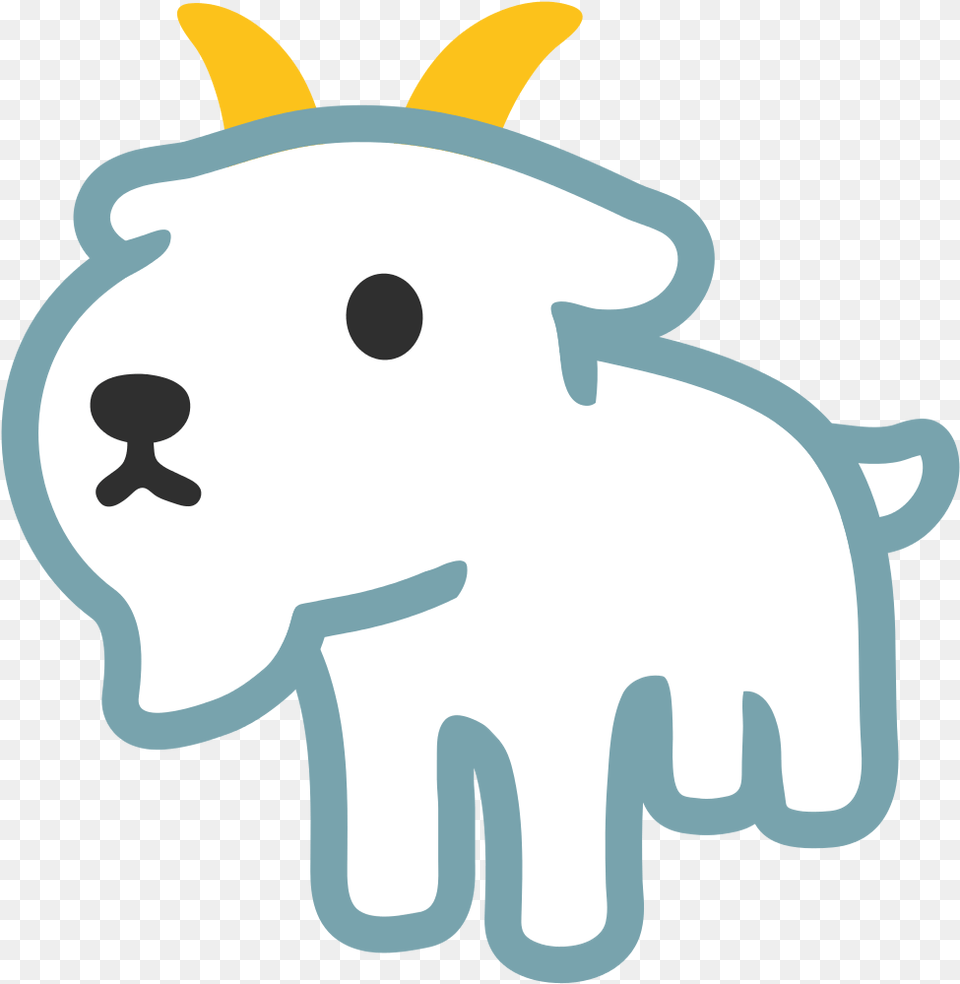 Goat Emoji Goat, Baby, Person, Animal, Mammal Free Png