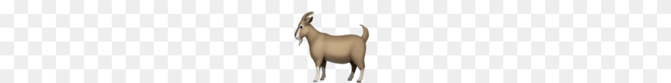 Goat Emoji Meanings, Animal, Mammal, Livestock, Horse Free Transparent Png