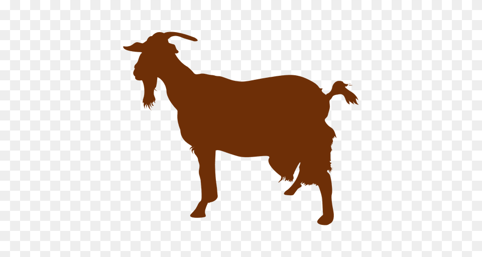Goat Farm Silhouette, Livestock, Animal, Mammal, Horse Free Transparent Png