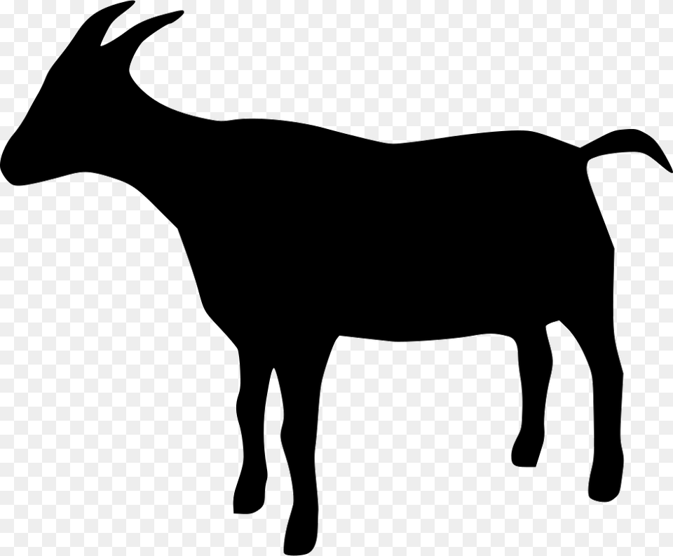 Goat Goat Svg, Animal, Mammal, Silhouette, Canine Free Png Download