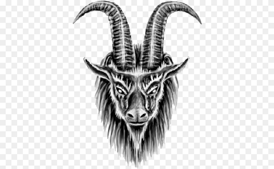 Goat Head Tattoo Designs, Livestock, Animal, Mammal, Antelope Free Transparent Png