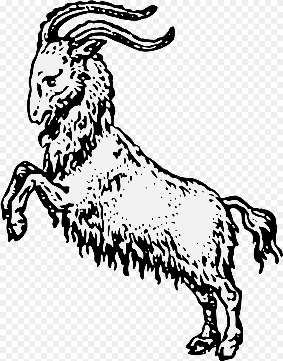 Goat Heraldry, Livestock, Animal, Mammal Png Image