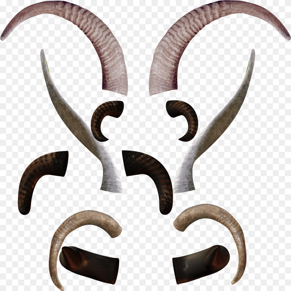 Goat Horn Devil Goat Horns, Emblem, Symbol, Blade, Dagger Png Image