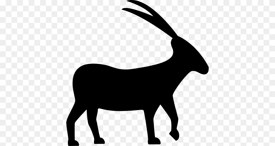 Goat Icon, Gray Free Png Download