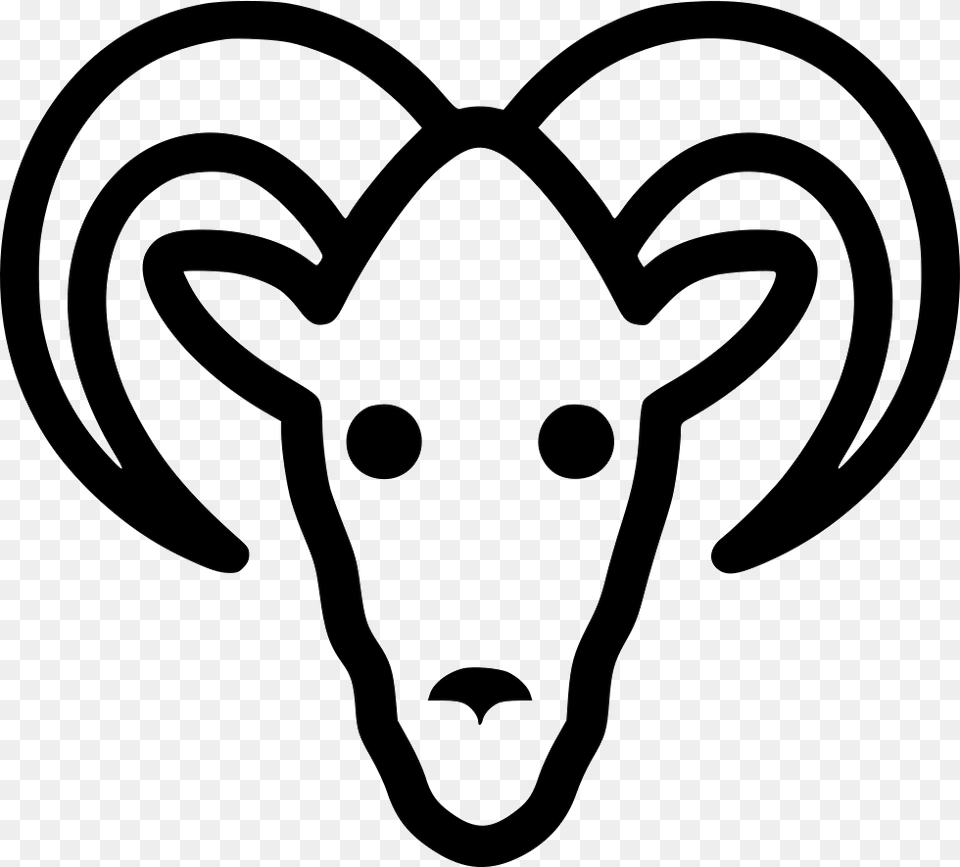 Goat Icon Download, Stencil, Livestock, Baby, Person Png