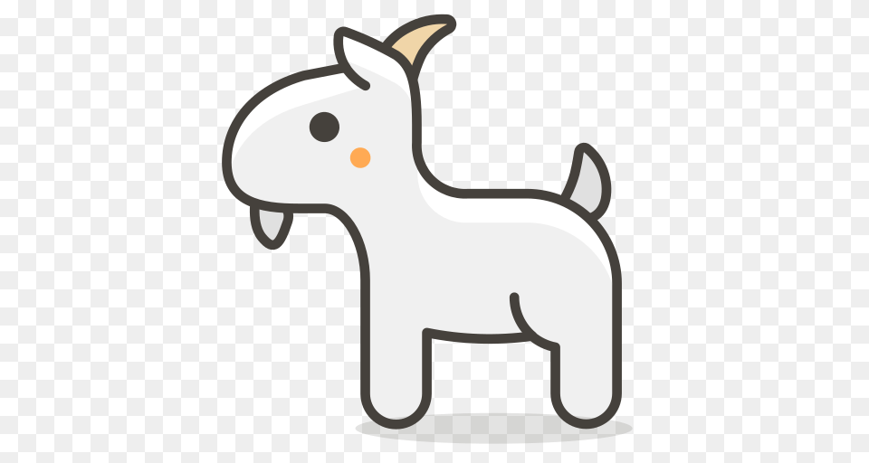 Goat Icon Of Vector Emoji, Animal, Mammal, Rabbit, Canine Png