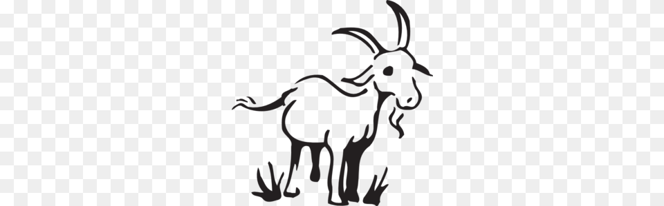 Goat In The Grass Clip Art, Livestock, Animal, Mammal, Kangaroo Png