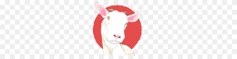 Goat Line Stickers Line Store, Livestock, Baby, Person, Animal Free Png Download