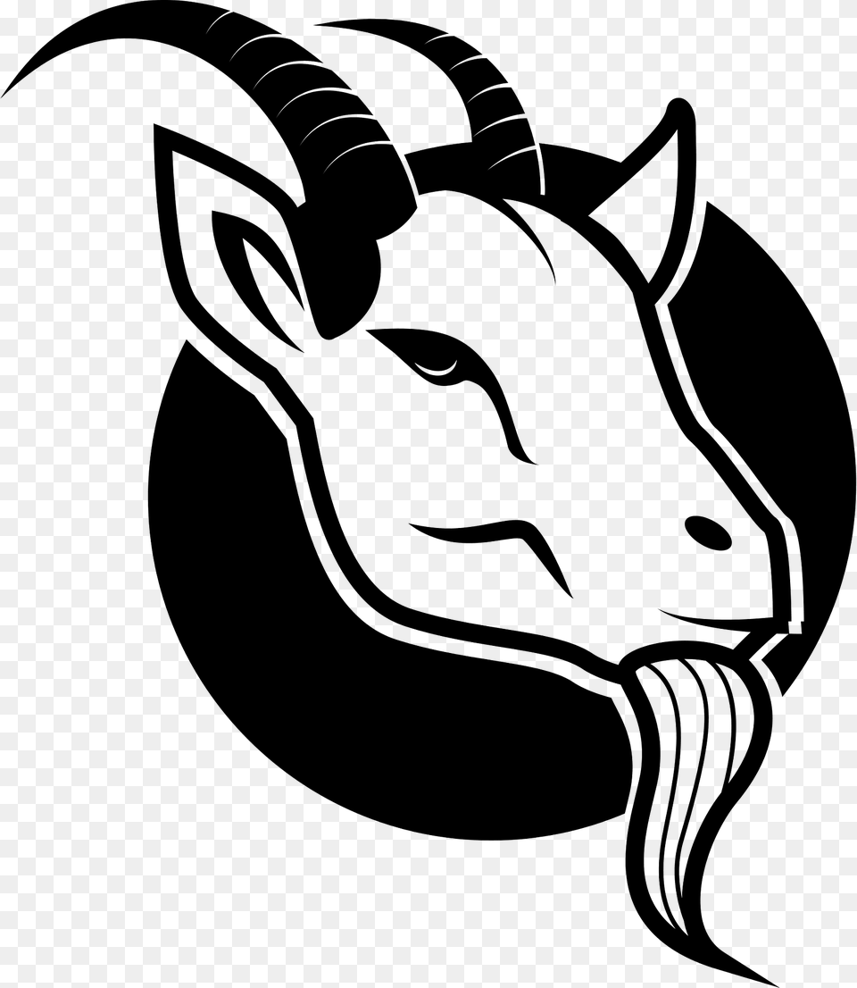 Goat Logo Clipart, Animal, Mammal, Livestock, Person Free Png Download