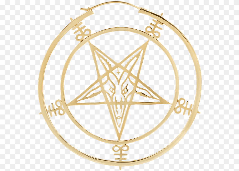 Goat Of Mendes Pentacle, Symbol, Accessories, Jewelry, Locket Free Png