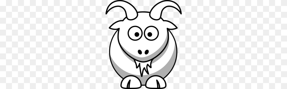 Goat Outline Clip Art, Stencil, Animal, Fish, Sea Life Free Transparent Png