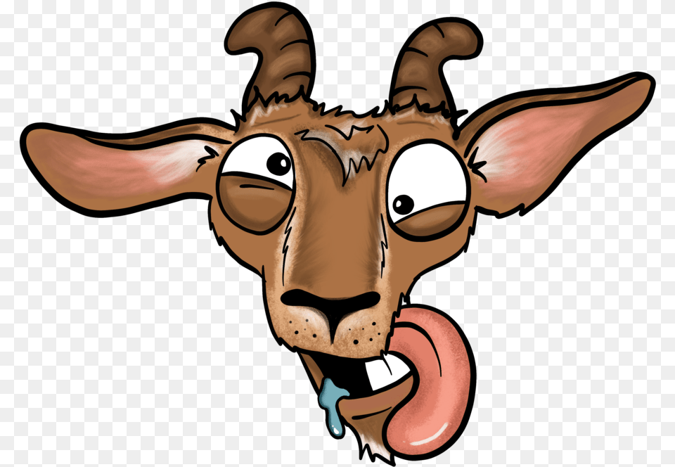 Goat Phone And Repair Cartoon, Baby, Person, Face, Head Free Png Download