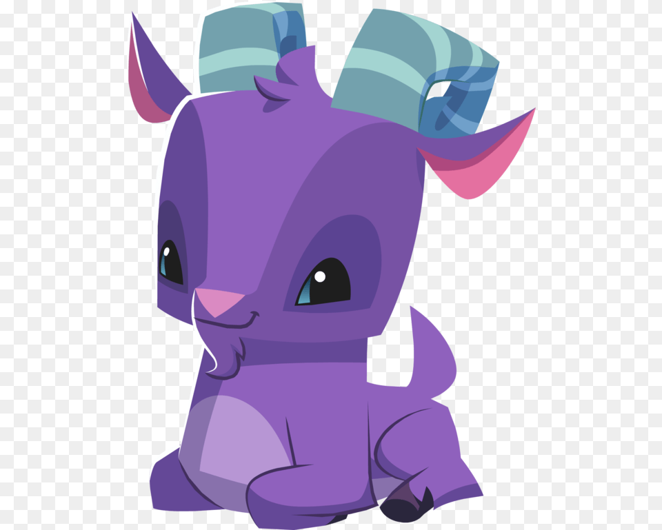 Goat Sitting Purple Animal Jam Goat Clipart Full Animal Jam Play Wild Goats, Plush, Toy, Bear, Mammal Png