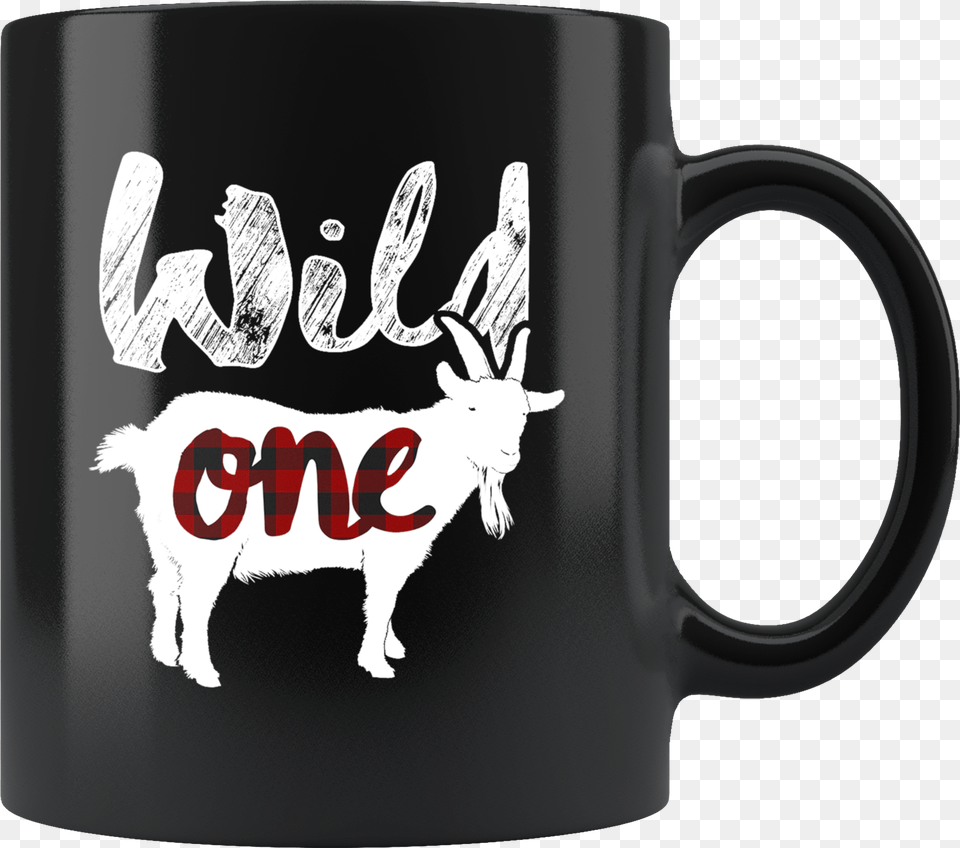Goat Wild One Birthday Lumberjack Party Buffalo Plaid Mug, Cup, Beverage, Coffee, Coffee Cup Png