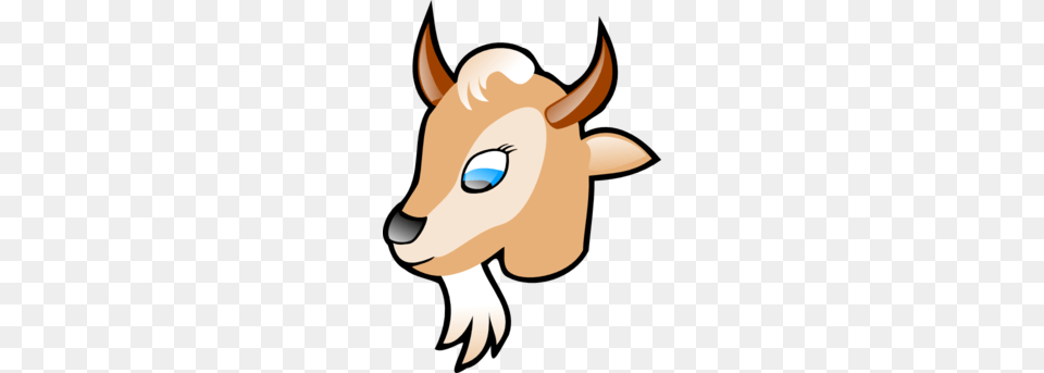 Goats Head Clipart Baby Horse, Animal, Bull, Livestock, Mammal Png Image