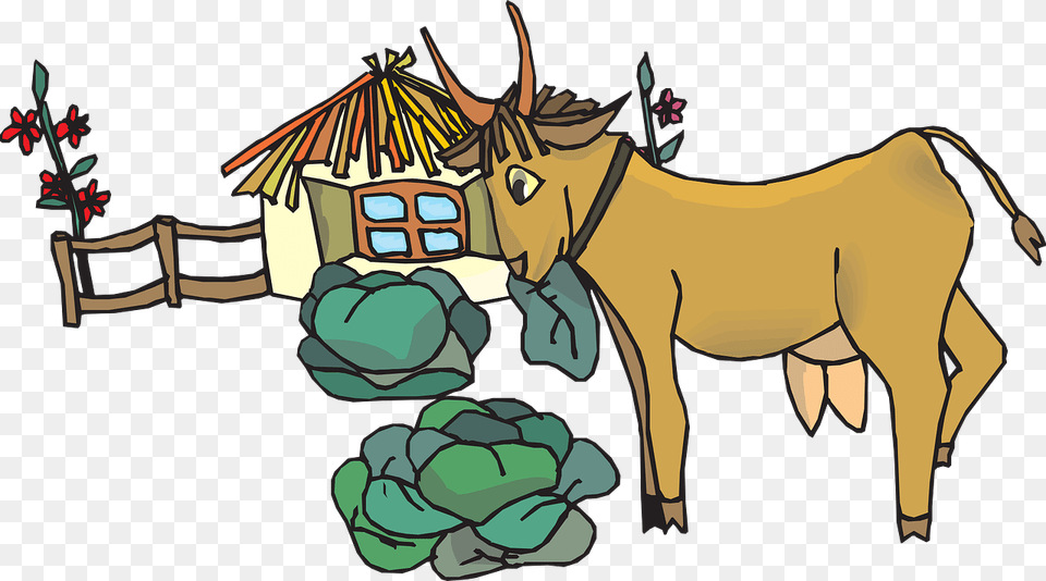 Goats In Garden Clipart, Baby, Person, Face, Head Png Image