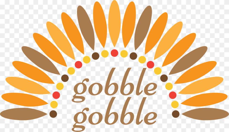 Gobble Gobble Stylized Lettering Clipart, Art, Graphics, Pattern, Flower Free Png