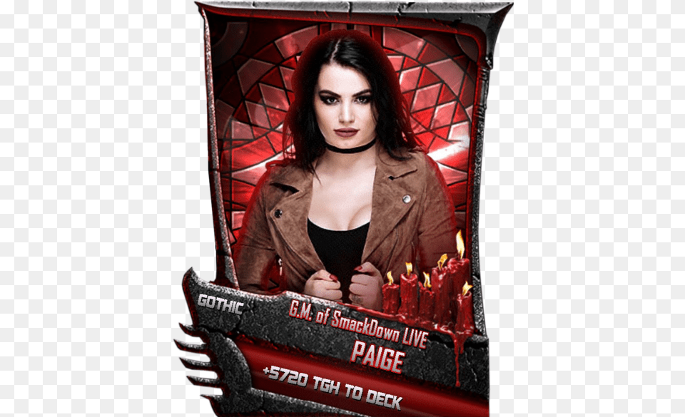 Gobbledy Gooker Wwe Supercard, Adult, Person, Jacket, Female Free Png Download
