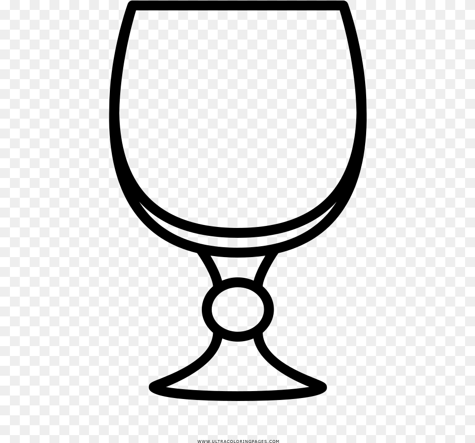 Goblet Coloring Page, Gray Png Image