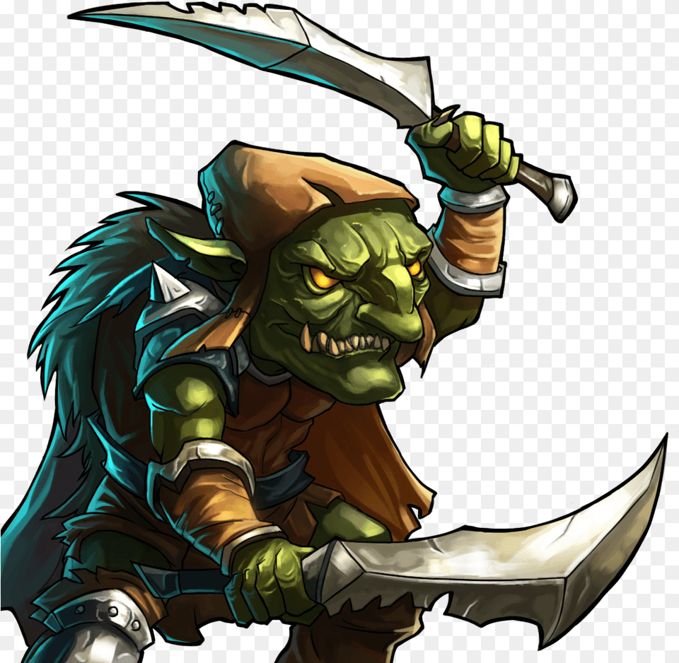 Goblin, Baby, Person, Sword, Weapon Free Png Download