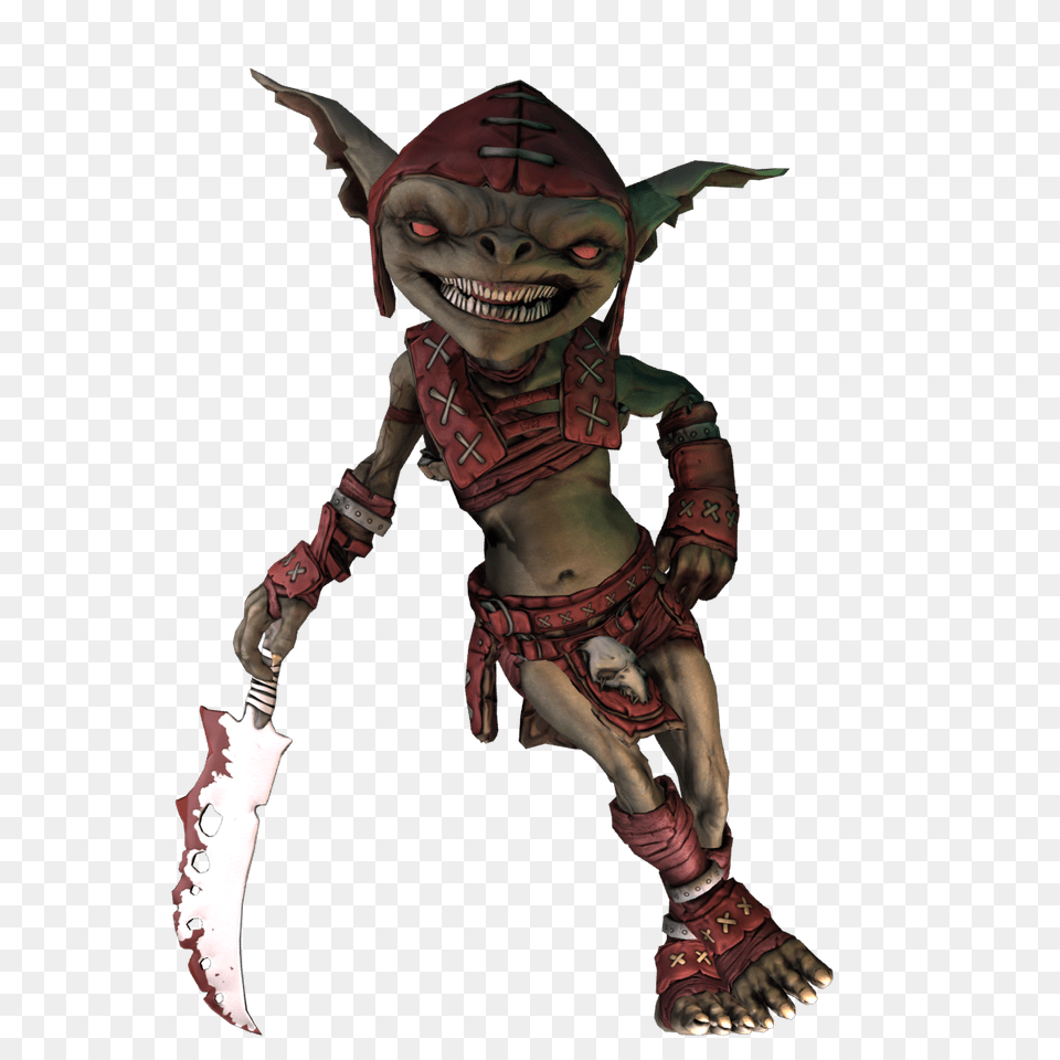 Goblin, Person, Face, Head, Blade Png