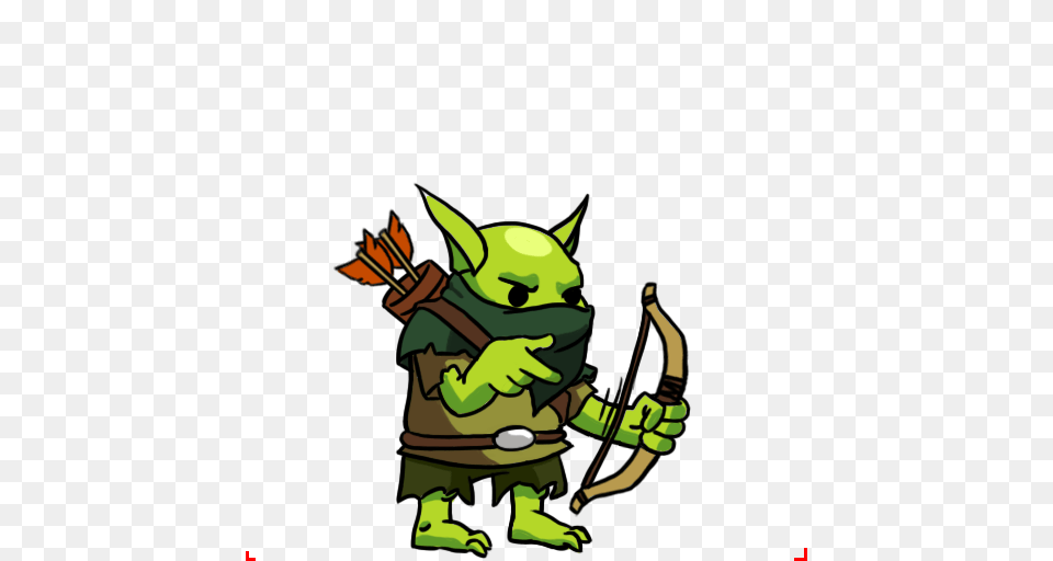 Goblin, Weapon, Archery, Bow, Sport Png Image