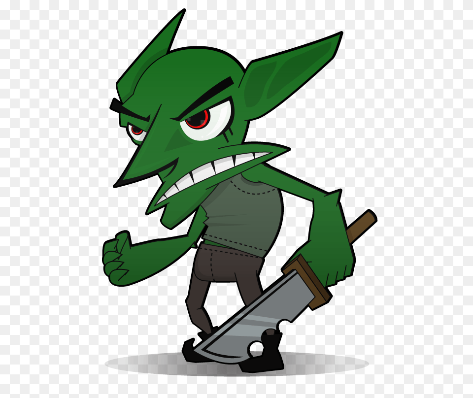 Goblin, Green, Elf, Bulldozer, Machine Free Png