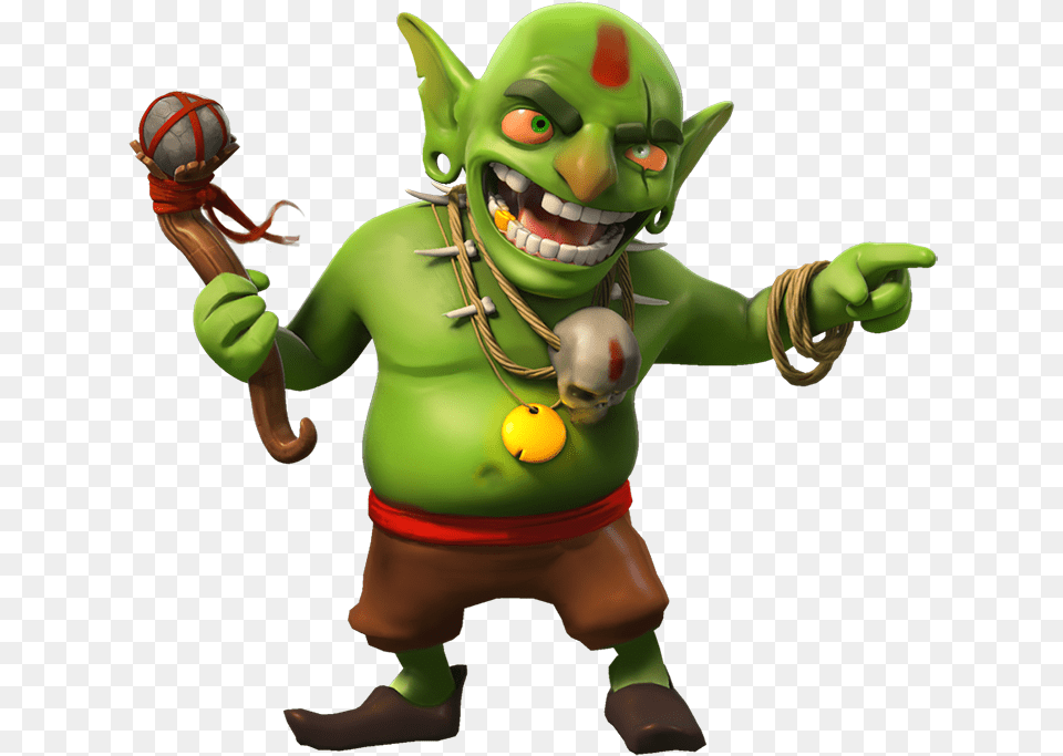 Goblin Clash Of Clans, Green, Baby, Elf, Person Free Transparent Png