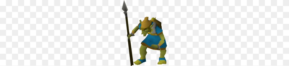 Goblin Guard, Spear, Weapon, Baby, Person Png Image
